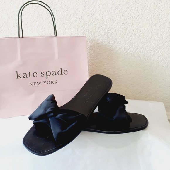 kate spade Shoes - Kate Spade Bikini Bow Slide Shoe